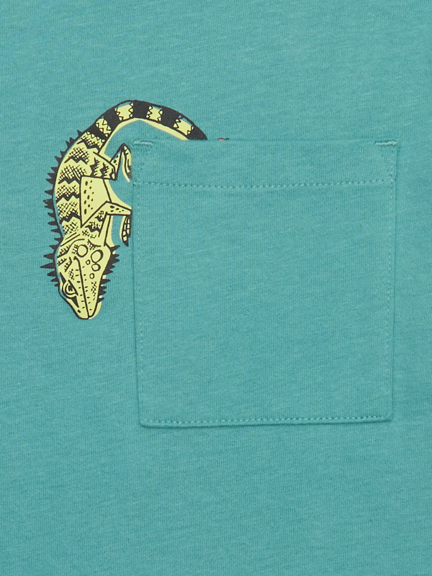 365 Kids by Garanimals Boys Critter Graphic Pocket Tee, Sizes 4-10