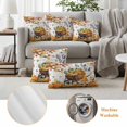 thumbnail image 6 of It's Fall Yall Pillow Covers 2 Pack Thanksgiving Gnome Pumpkin Leaf Grey Plaid Pillowcase Waterproof Outdoor Throw Pillow Cover for Patio Garden Square Cushion 24”x24”, 6 of 9