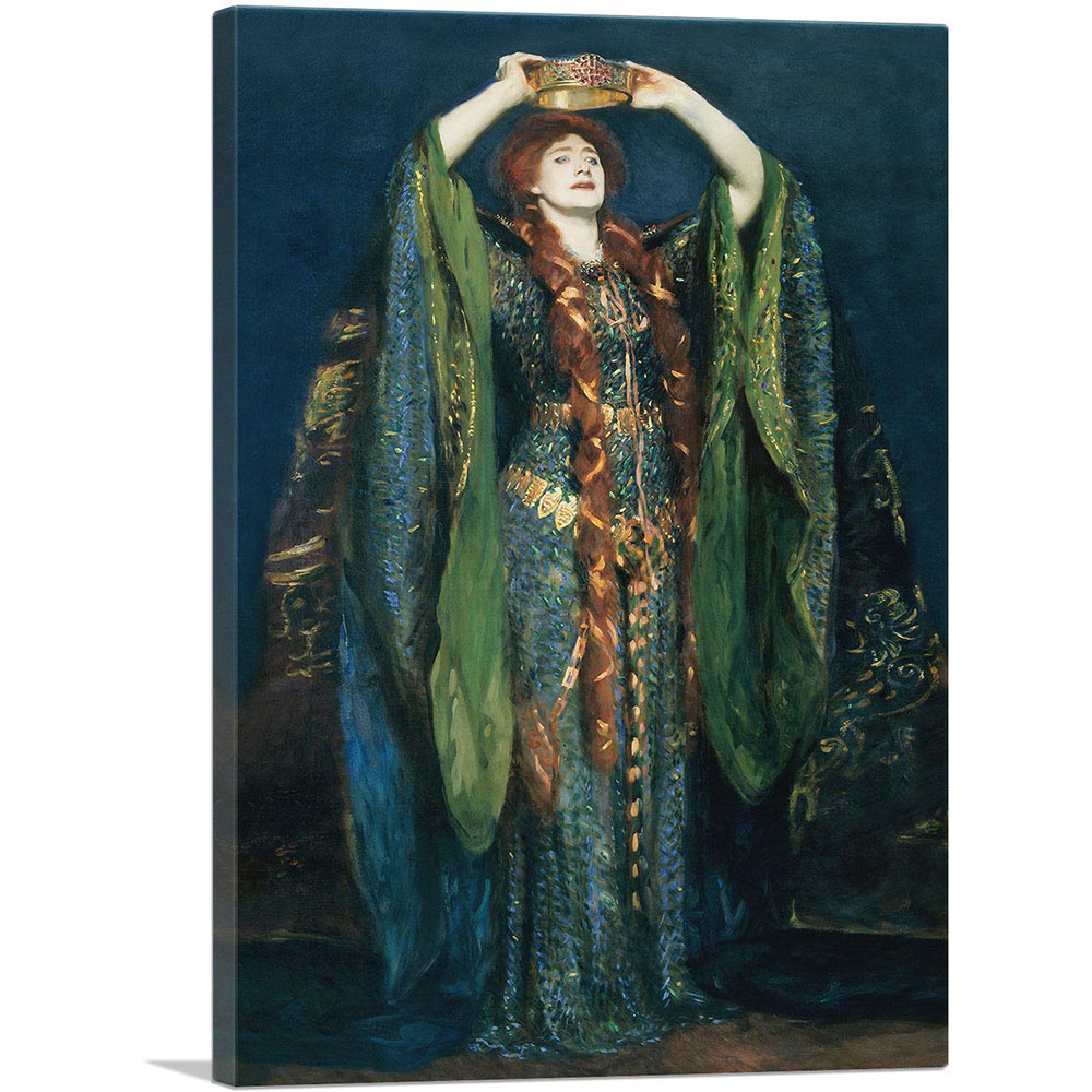 ARTCANVAS Miss Ellen Terry As Lady Macbeth 1906 Canvas Art Print By 
