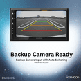 thumbnail image 4 of KENWOOD DMX500S 6.8" Touchscreen Car Stereo with Wireless & Wired Apple CarPlay and Android Auto – Easy Install Short Chassis (New), 4 of 8