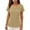 Beige, variant on Womens Scrub Tops Short Sleeve V Neck Blouse with Pockets Care Worker Uniform Casual Loose Fit Tee Spring Summer