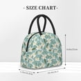 thumbnail image 2 of Fotbe Lilies Flowers Pattern Lunch Bag, Insulated Lunch Box, Small Leakproof Cooler Food Lunch Containers Reusable High Capacity Lunch Tote Bags for Work, Travel, Outdoor, 2 of 6