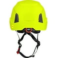 thumbnail image 2 of Protective Industrial Products Traverse Non-Vented Industrial Climbing Helmet Ansi Ii Class E Hi-Vis Yellow, 2 of 2