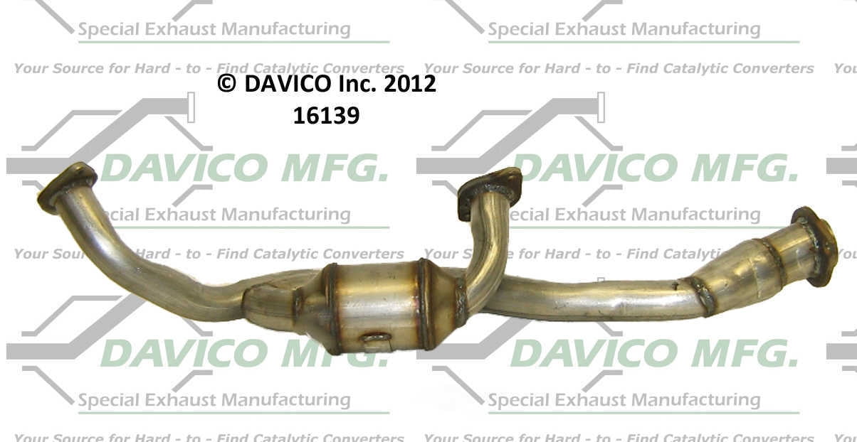 Davico Mfg 16139 Direct-Fit Catalytic Converter
