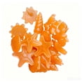 thumbnail image 2 of Qjidjing 20Pcs Sea Themed Luminous Glow in The Dark Pebble Stones, Orange Night Glowing Rocks for Garden Walkway, Driveway, Fish Tank, Aquarium, Bonsai, 2 of 7