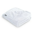 thumbnail image 1 of Bare Home Couverture Texturée en Molleton Microplush - 300 G/m2 - Micro-Polaire Duveteuse - Douce et Moelleuse - Grand Lit/queen, Blanc, 1 of 6