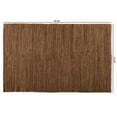 thumbnail image 4 of Baxton Studio Zaguri Natural Handwoven Leather Blend Area Rug, 4 of 4