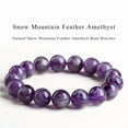 thumbnail image 2 of LWQCHW Premium Natural Crystal Bead Bracelet Elegant Healing Gemstone Jewelry (Lithops 10-11mm), 2 of 7