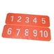 thumbnail image 5 of 10 conos planos antideslizantes para marcar zonas de descanso, multiusos, para campos deportivos y pistas. naranja, 5 of 9