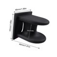 thumbnail image 4 of Soporte para Caña Pescar en Forma U Accesorios Portátiles para Aparejos Pesca TPE (negro), 4 of 4