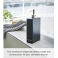 thumbnail image 2 of Yamazaki Home  Rectangle Shower Dispenser - Three Styles, ABS Plastic, Conditioner, 24 fluid oz., 700 ml Black, 2 of 7