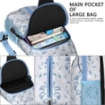 thumbnail image 3 of Romantic Rose and Peony Pattern Sling Backpack, Lightweight Durable Crossbody Daypack, Adjustable Strap, Multiple Compartments for Students, Office, Travel, 3 of 6