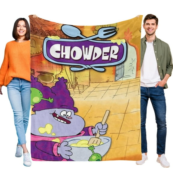 CHOWDER Throw Blanket Gifts for Fans Lover Girls Boys Women Present Hoodie Him Bed 60"x80"