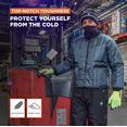 thumbnail image 5 of RefrigiWear Econo-Tuff Jacket - 15°F Comfort, Insulated, Water-Repellent, Durable, Lightweight Workwear for Cool Weather Protection, 5 of 7