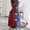 Dark Blue, variant on 4Th of July Dress Women Sexy Patriotic American Flag Wrap Dresses Stars Stripes Swing Sleeveless Maxi Sundress Featuring Bold Red White Blue Artistic Brushstrokes Vermilion M