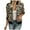 Black, variant on Women's Cheetah Print Zip up Jacket Long Sleeve Casual Lightweight Bomber Jackets Outerwear (Black, S)