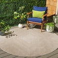 thumbnail image 2 of SAFAVIEH Stella Alannah Geometric Indoor/Outdoor Area Rug, Beige/Beige, 6'7" x 6'7" Round, 2 of 12