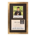 thumbnail image 5 of Studio Decor 2 Opening 8.5" x 11" Gold Document Picture Frame with Double Mat - Blocks up to 99% UV Rays, Display Diplomas, Certificates, & Document - 1 Pack, 5 of 8