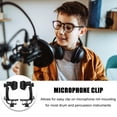 thumbnail image 3 of 2 Pcs Clips de Microphone Tambour Réglables Antichoc, 3 of 9