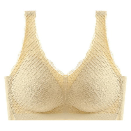 Wancir Women s Suspender Bra Seamless No Steel Ring Gathered Sports Bra
