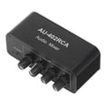 thumbnail image 3 of Selector Switch Box,Bidirectional Audio Switcher 4 Bidirectional Stereo Audio Switcher Stereo Audio Signal Divider High-Intensity Output, 3 of 8