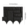 thumbnail image 3 of Plastic Garden Border Fence, Weather Resistant Interlocking Landscape Edging, Easy Install Tree Ring Barrier, Grass Stone Separation Panel for Yard Lawn Flower Bed Outdoor Garden Landscaping Decor, 3 of 6