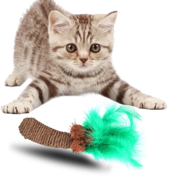 Juguete para mascotas, 5 piezas, juguete interactivo para gatos de papel para gatos, juguete de entrenamiento para gatos elaborado con cuidado Jadeshay A