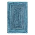 thumbnail image 2 of Unique Loom Braided Chindi Collection Area Rug - Layer (5' 1" x 8' Rectangle Blue/Navy Blue), 2 of 9