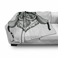 thumbnail image 3 of Jaguar Soft Flannel Fleece Throw Blanket, Monochrome Hipster Wild Cat with Old Motorcycle Equipment Vintage Style Pattern, Cozy Plush for Indoor and Outdoor Use, 50" x 70", Black White, by Ambesonne, 3 of 6