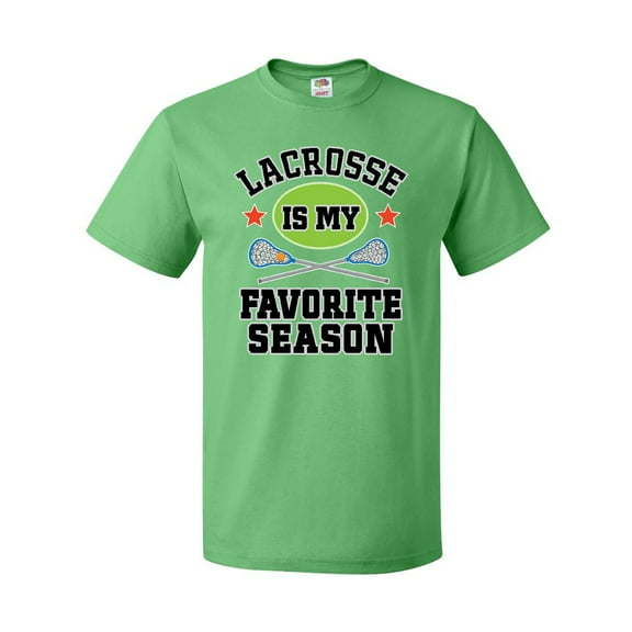 Inktastic Lacrosse is My Favorite Season T-Shirt