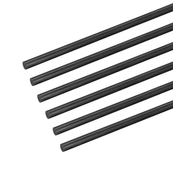Uxcell Carbon Fiber Rod, 5.5mm x 100mm for RC Plane DIY Quadcopter Arm, 6 Pack