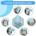 thumbnail image 2 of Fidget Infinity Cube Toy - Mini Cute Fidget Tool for Anxiety Relief & Time Killing, Suitable for Kids and Adults, Macaron Blue, 2 of 7