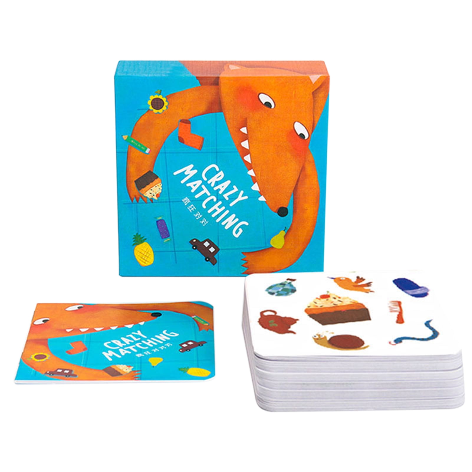 Temacd 54Pcs/Set Educational Cards Different Patterns Memory Matching