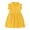 Yellow, variant on FUNDUFI Toddler Girls Dress Ruffled Sleeve Casual Solid Color Buttons Dress Soft Loose Summer Dresses Leisure Girl's Sundress