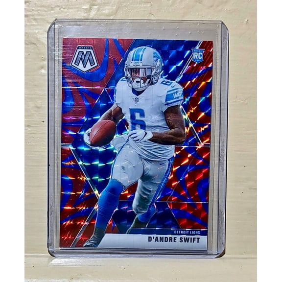 2020 D'Andre Swift Panini Mosaic Prizm #215 Rookie NFL Trading Card Lions