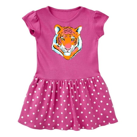 

Inktastic Tiger Head Gift Baby Girl Dress