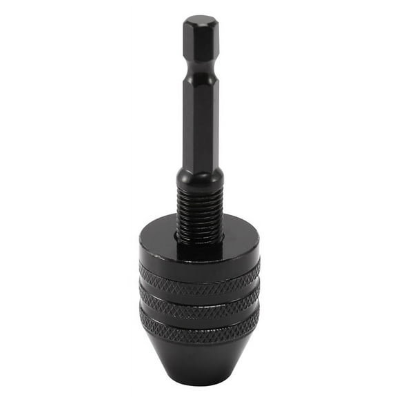0.3-8mm 1/4 inch Keyless Drill Chuck Screwdriver Impact Driver Adaptor Hex Shank Drill Grinder Quick