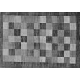 thumbnail image 1 of Ahgly Company Indoor Rectangle Checkered Gray Modern Area Rugs, 6' x 9', 1 of 4