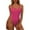 00 # Hot Pink, variant on REORIAFEE Plus Size Tankini Swimsuits for Women Tropical Bathing Suit Two Piece Set Swimwear Beachwear Black L