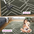 thumbnail image 3 of SAFAVIEH Adirondack Caitriona Geometric Squares Area Rug, Dark Green/Ivory, 3' x 5', 3 of 14