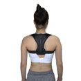 thumbnail image 2 of Graflsoa Adjustable Neoprene Posture Corrector for Adults & Kids - Black, Size S - Spine Alignment & Pain Relief Support, 2 of 6