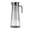 B-Gray-S, variant on Clear Striped PC Cold Water Pitcher with Stainless Steel Lid, 1000-1600ml Transparent Drink Jug for Home Use, Outdoor Events, Heat Resistant Beverage Container