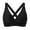 Black, variant on Women's Sporty Adjustable Wide Straps Bikini Top Large Bust Criss Cross Back Supportive Swimsuit Tops Only Beach Vacation 2026