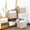 White&Khaki-Upgrated/3P-17"x12"x15", variant on Fabric Storcubes 13 Inch Cube Strobfor Empty Gift Basket Linen Closet Organizers And Baskets Shelves Bins(white&khaki)