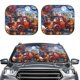 thumbnail image 2 of Fotbe Halloween Pets Pumpkins Juego de 2 Piezas de Parasoles para Parabrisas | Bloqueador Solar para Auto | Accesorios Plegables para Protección Solar Interior-Small, 2 of 6