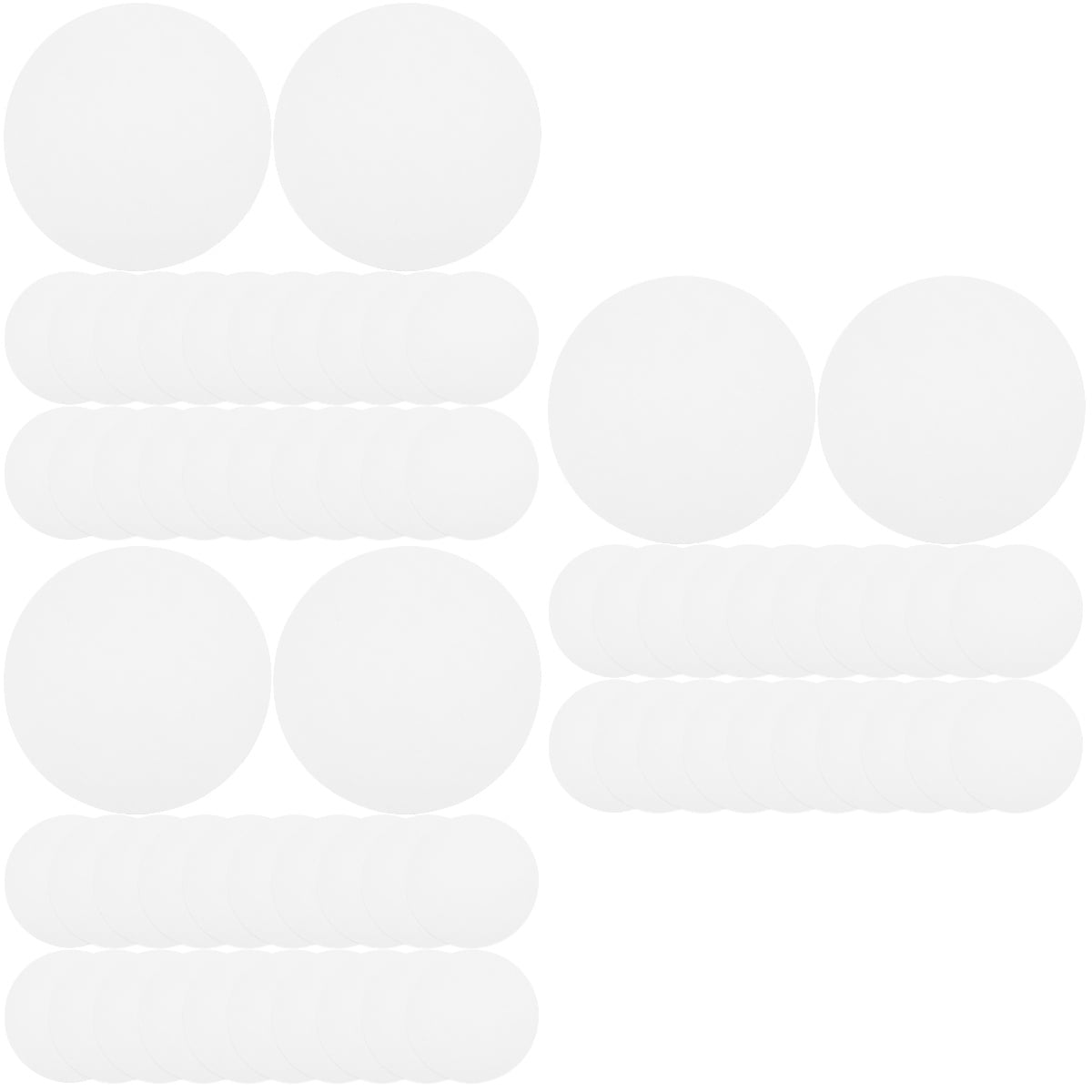 FUEENIRVA White Round Cardboard Sheets for Painting, Crafting, and Art Projects - and Easy to Use