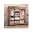 thumbnail image 1 of Armario Organizador De Ropa Armable De Acero Inoxidable Xtellar Color Cafe, 1 of 4