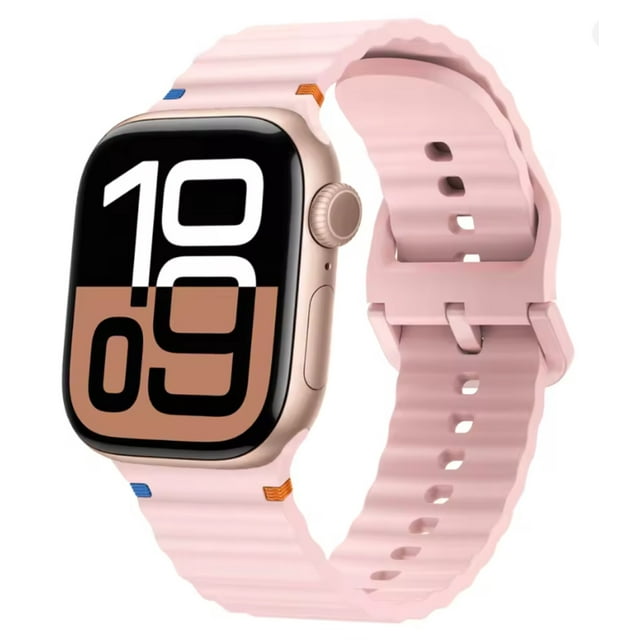 Correa Sport de Silicona Para Apple Watch, Compatible con Todas Las Series: 1,2,3,4,5,6,7,8,9,10,SE,ULTRA