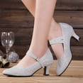thumbnail image 2 of Dakaela Women's Pumps Close Toe Low Heel Dress Mary Jane Shoes Office Work Church Wedding Pumps, 2 of 8