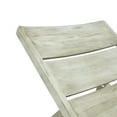 thumbnail image 6 of Tina Outdoor Wood and Iron Chaise Lounges (Set of 2), Light Gray and Gray, 6 of 6